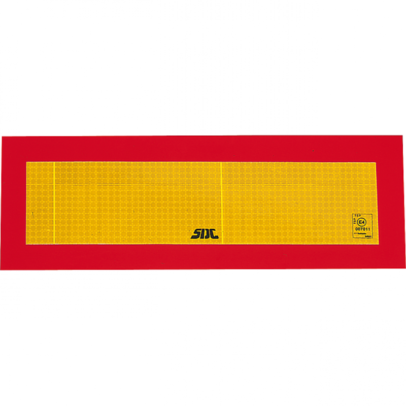 ECE70 TAFELN 57x20 Rouge / jaune 1 paire