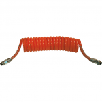 Serpentin pneumatique avec embour M16 NF PU rouge