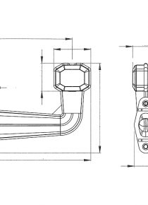 Feux Led courbé étanche avec cable