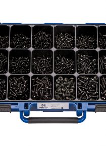 Assortiment de vis DIN 7981 / 7049 Noir 1700 pièces