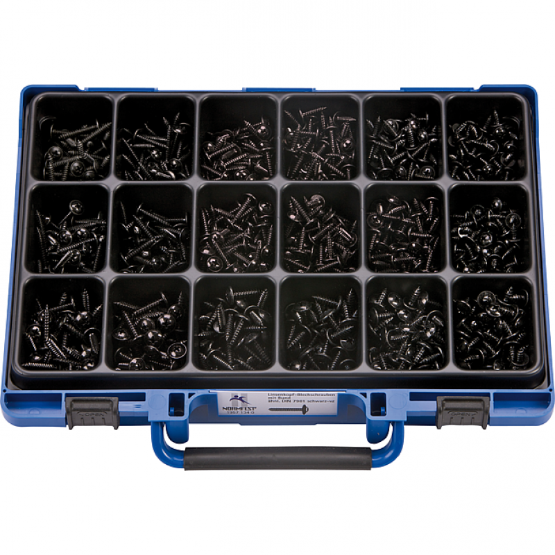 Assortiment de vis din 7981 1400 pièces