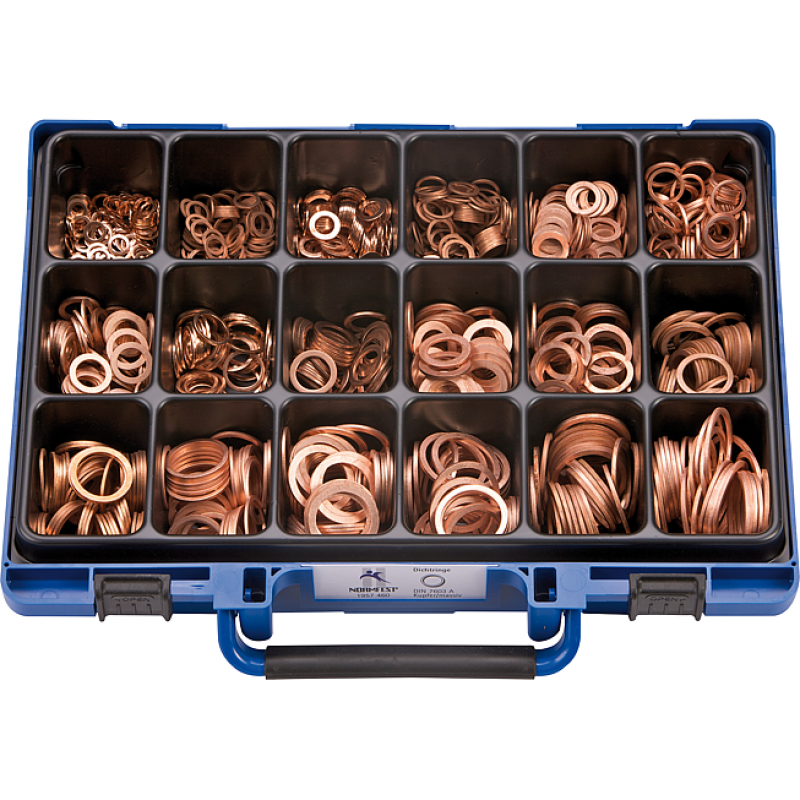 Assortiment de joint cuivré DIN 7603A 1190 pièces