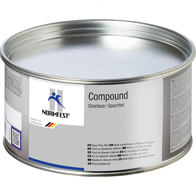 Mastic fibre de verre avec durciceur 1.8KG