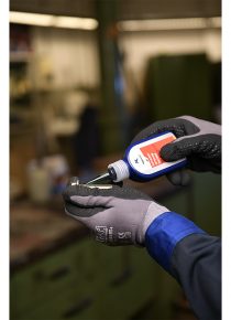 Frein filet rouge M24  très haute résistance grand flacon
