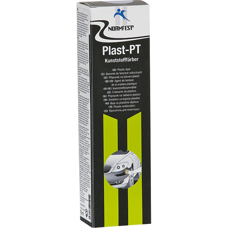 Plast Pt Noir teinteur pour pare choc et simili cuir