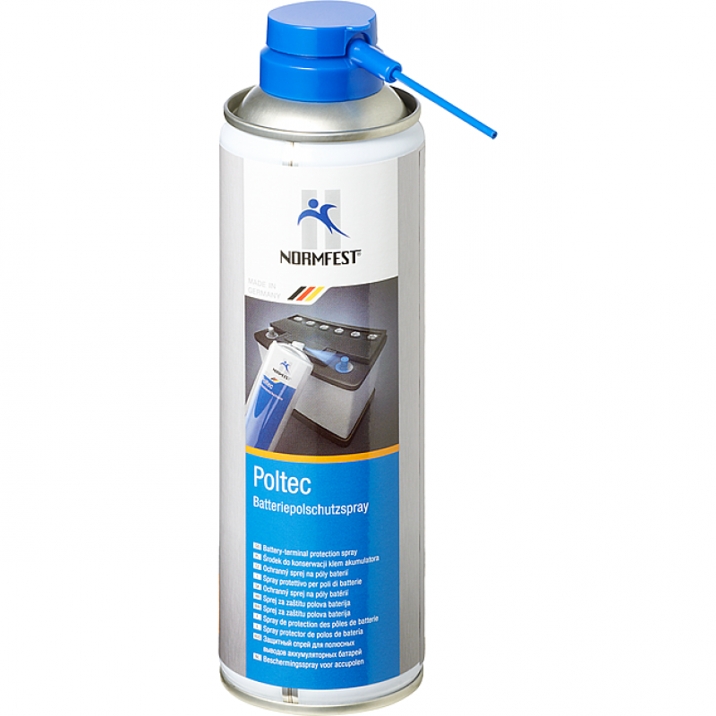 Poltec spray de protection spécial cosses de batterie