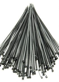 Collier att. câble nylon noir 4,8x200 Uv resist