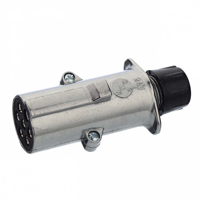 Prise 24V 7-Pôles  N ISO1185  Métal