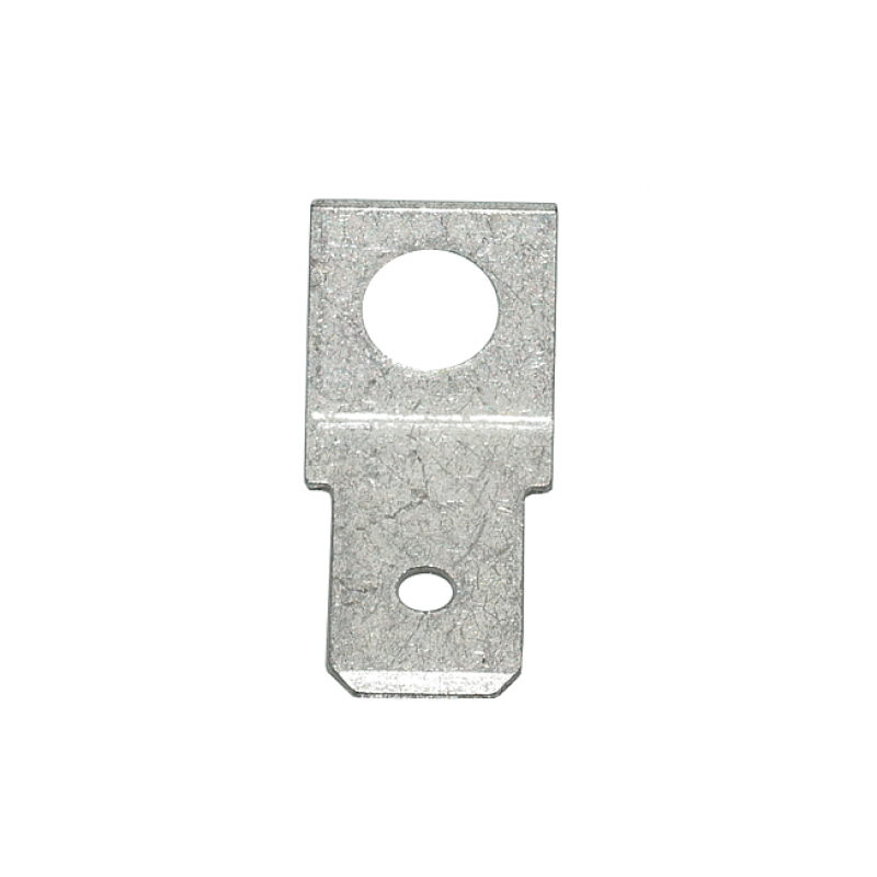 FLACH-ST-ZUNGE M4 6,3 MM M.LOCH MVZ