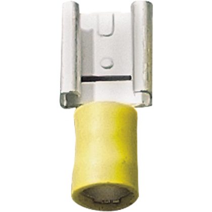 FLACHSTECKER  9,5MM  GELB