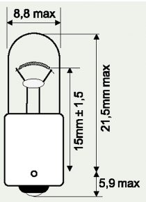 24V T4W BA9s HDLL