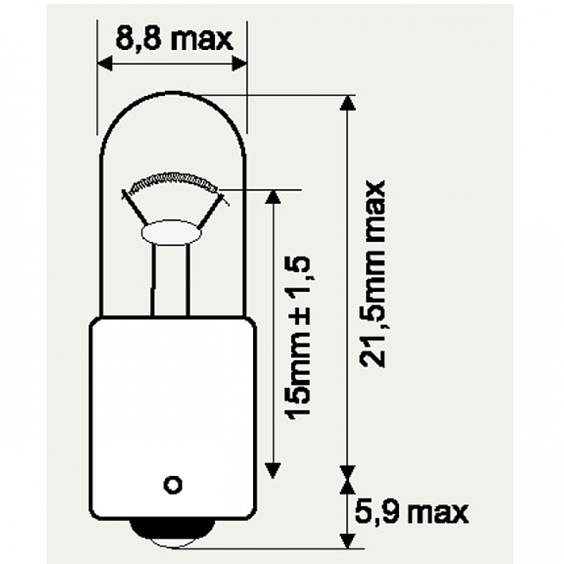 Normlight ampoule position 24v 4w HD