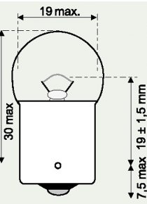 12V 10W SCHLUSSLICHTLAMPE