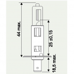 12V H1 AUTOLAMPE SPOT 55W
