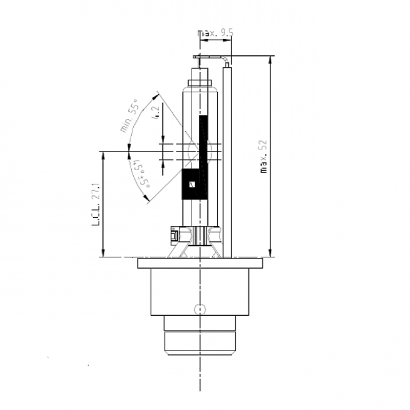 GASENTLADUNGSLAMPE D2R 12/85V 35W