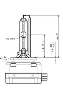 GASENTLADUNGSLAMPE D3S 35Watt