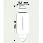 24V 18W SOFFITTENLAMPE