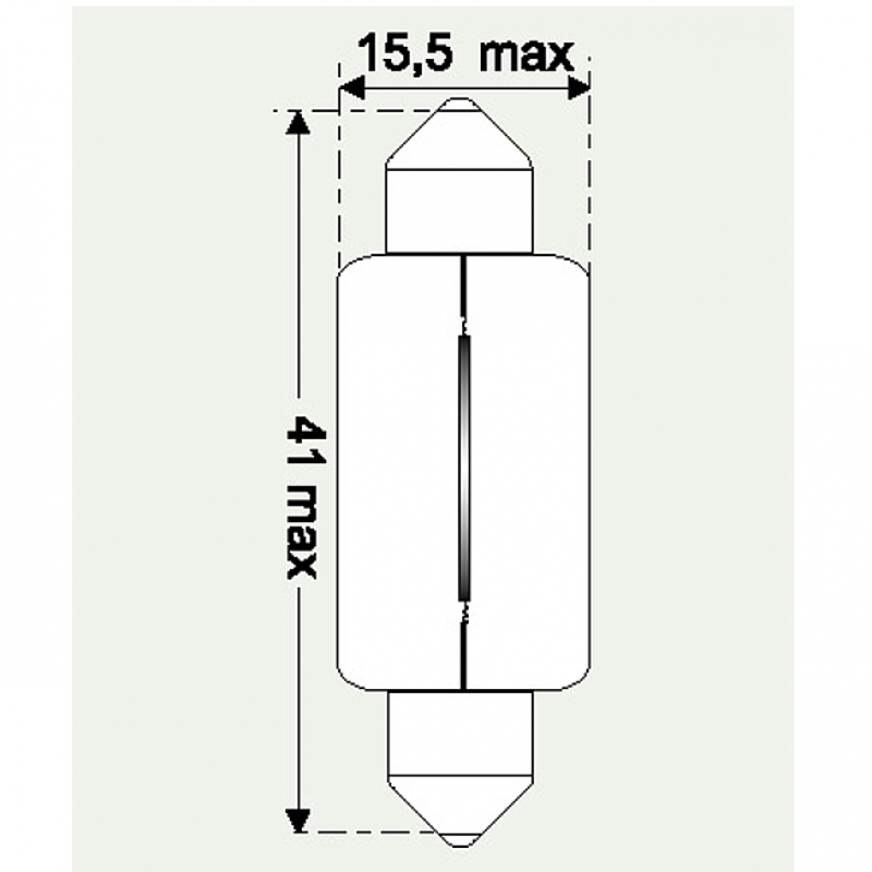 24V 18W SOFFITTENLAMPE