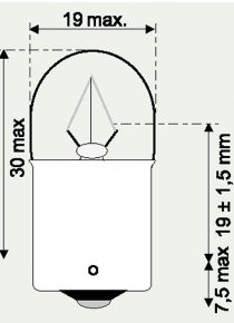 24V R10W BA15s HDLL