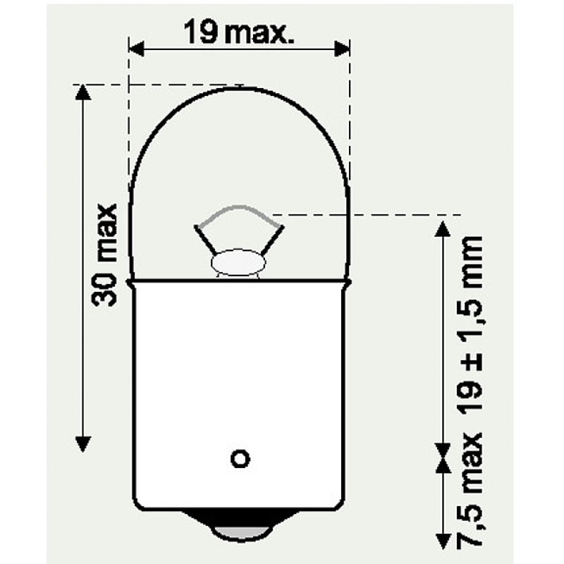 normlight Arr.Ampoule  24v 10w HD