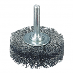 Brosse métal. diam. 50 mm sur tige