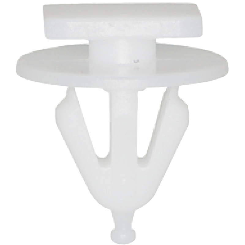 Clip revêtement plast. blanc