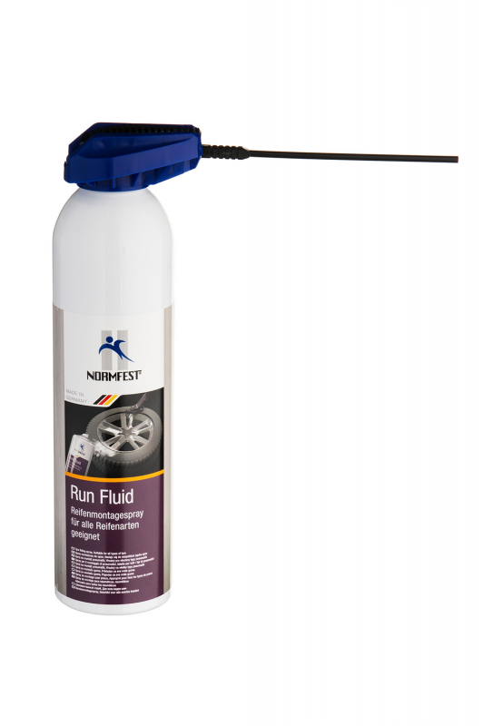 Run Fluid spray pour montage des pneus run flat et grosses dimensions