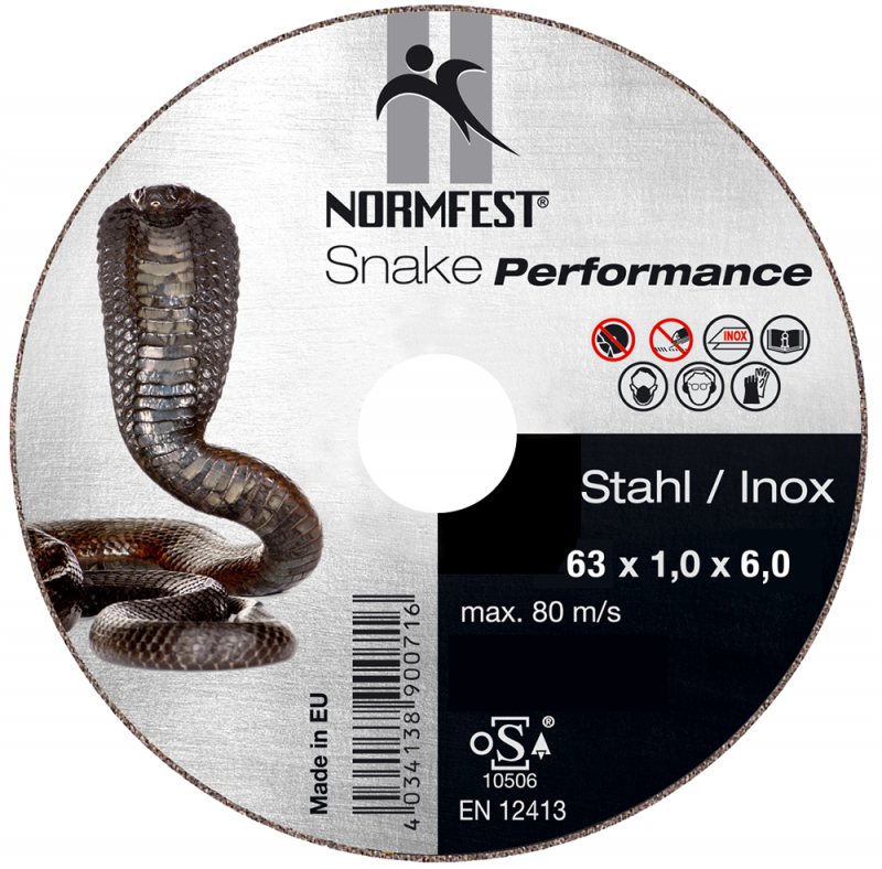 Snake Performance disque à couper fibre long-life 100 mm