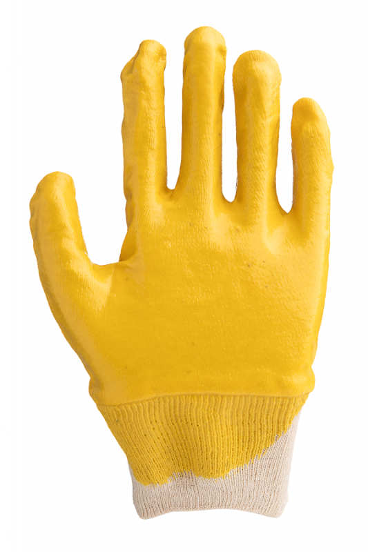Gant Nitril de protection Jaune T8 V12