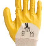 Gant Nitril de protection Jaune T8 V12
