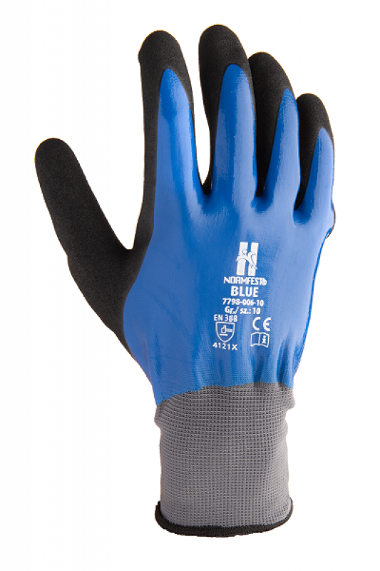 Gants de protection en nitrile "BLEU T 11