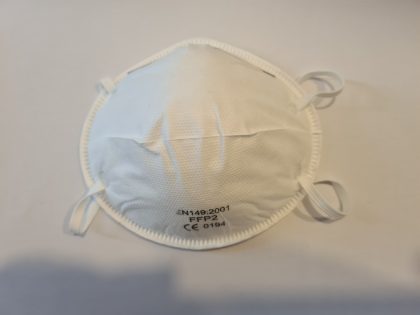 Masque FFP2 avec barettte réglage en aluminium