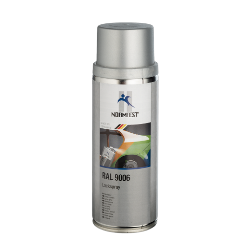 Spray de peinture Alumium blanc haute résistance ral  9006 Structure et jantes Aluminium