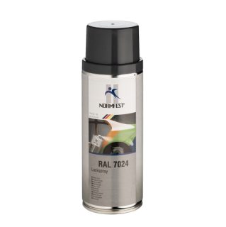 Spray de peinture gris graphite haute résistance ral 7024 Mercdes
