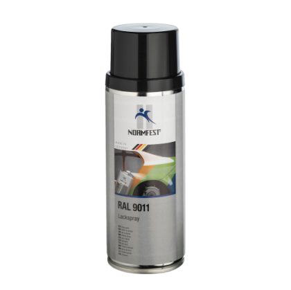 Spray de peinture noir graphite chassis Man haute résistance ral  9011