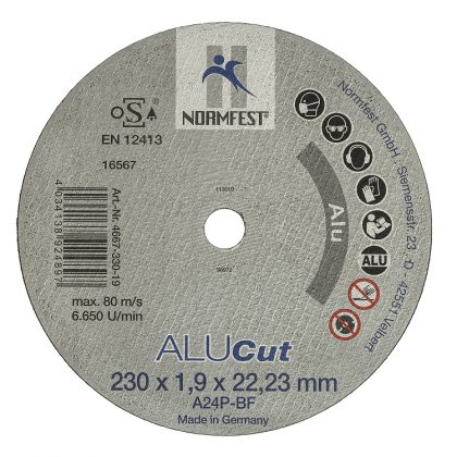 Disque Alu premium fibre long-life 115x1,0 mm