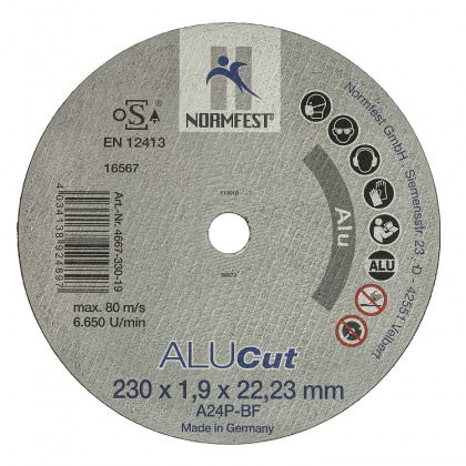 Disque Alu premium fibre long-life 115x1,0 mm
