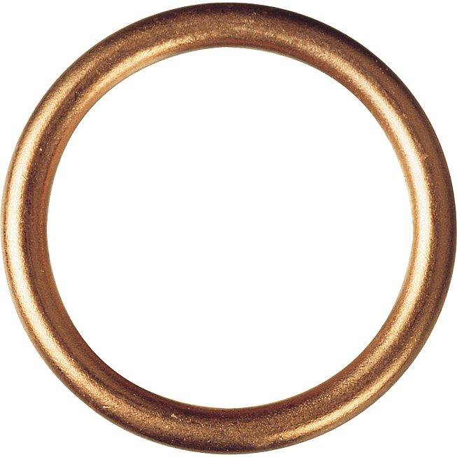 Joint de vidange plat cuivre x10 Artein Ø 14x20x1,5mm - Pièces Partie cycle  sur La Bécanerie