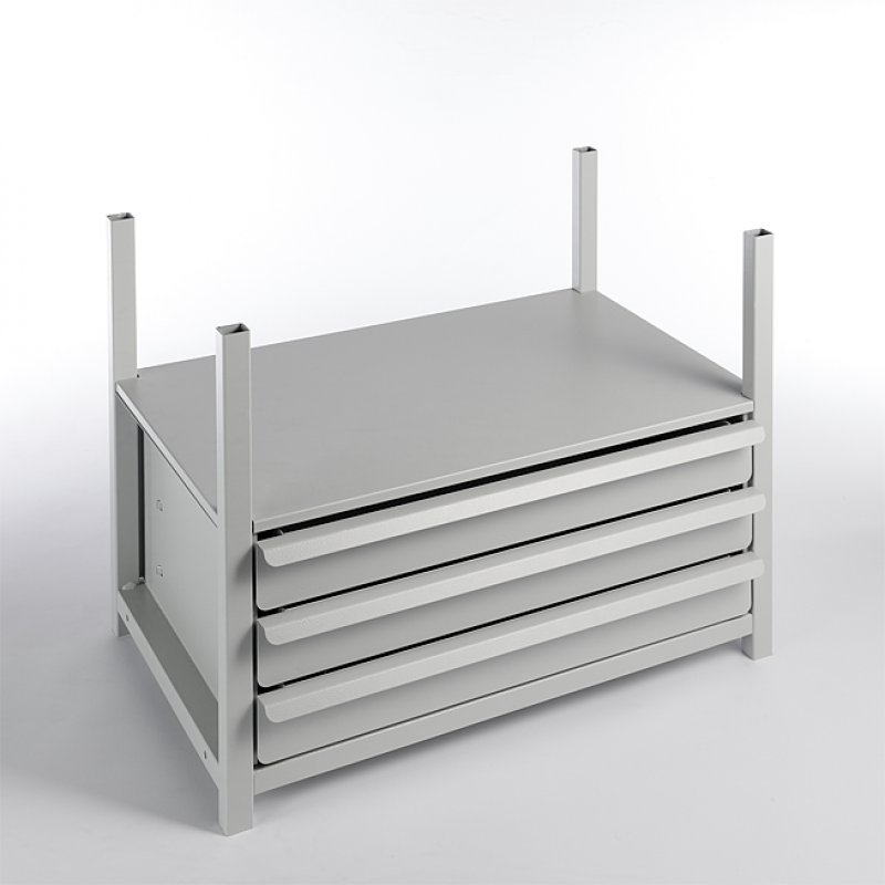 SCHUBLADENMODUL 3FACH, ABSCHLIEßBAR
