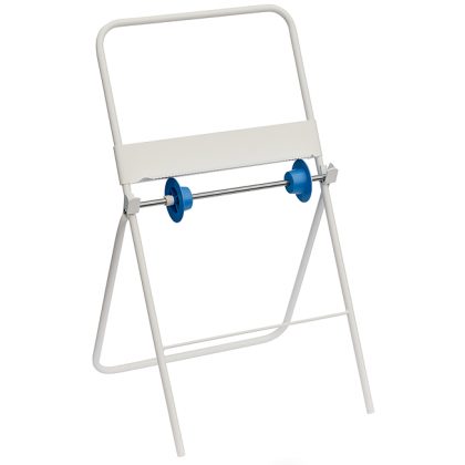 Derouleur de papier bleu sol