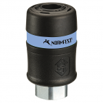 Raccord rapide de sécurité pour l'air comprimé avec filetage femelle cylindrique 3/8