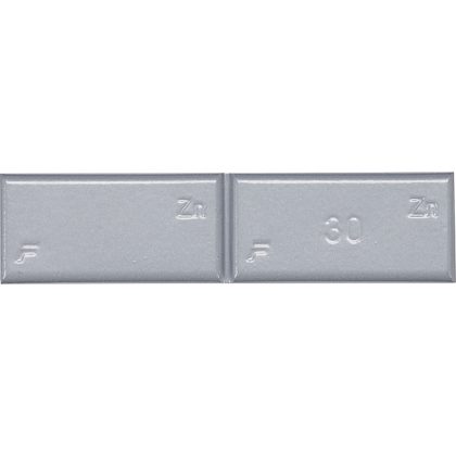 Zinc à coller spécial ZN 50G   H:3MM B:19MM