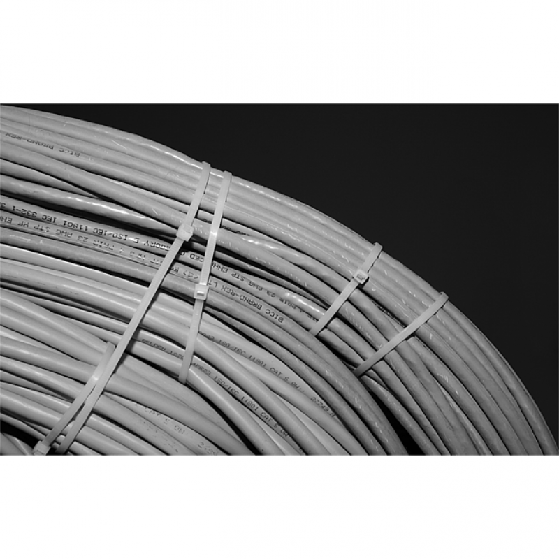 collier att cable nylon Blanc  3,5X200 uv resist