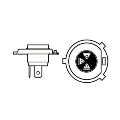 12V H4 premium 60/55W